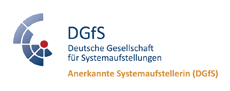 Zertifikat für anerkannte Systemaufstellerin der Deutschen Gesellschaft für Sprachwissenschaft (DGfS)